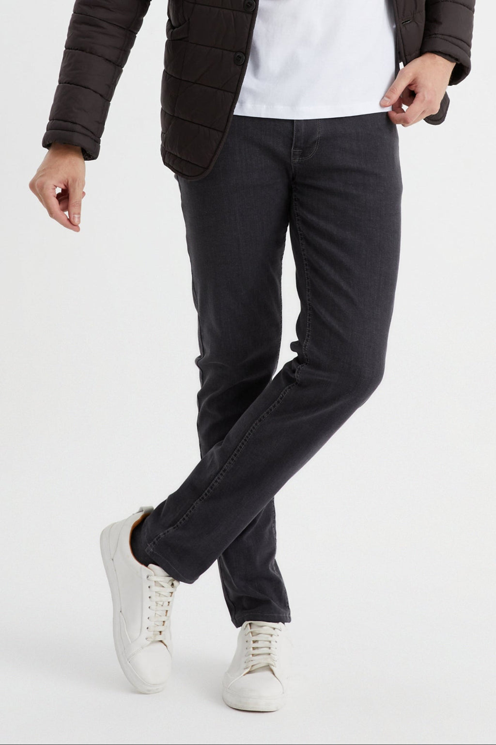 Brunello Cotton Pants – Gray