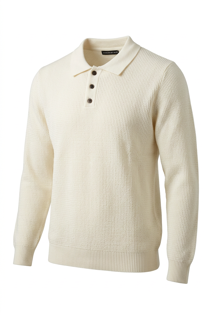 VAMOUS Men's Sweater - VW5611/ White