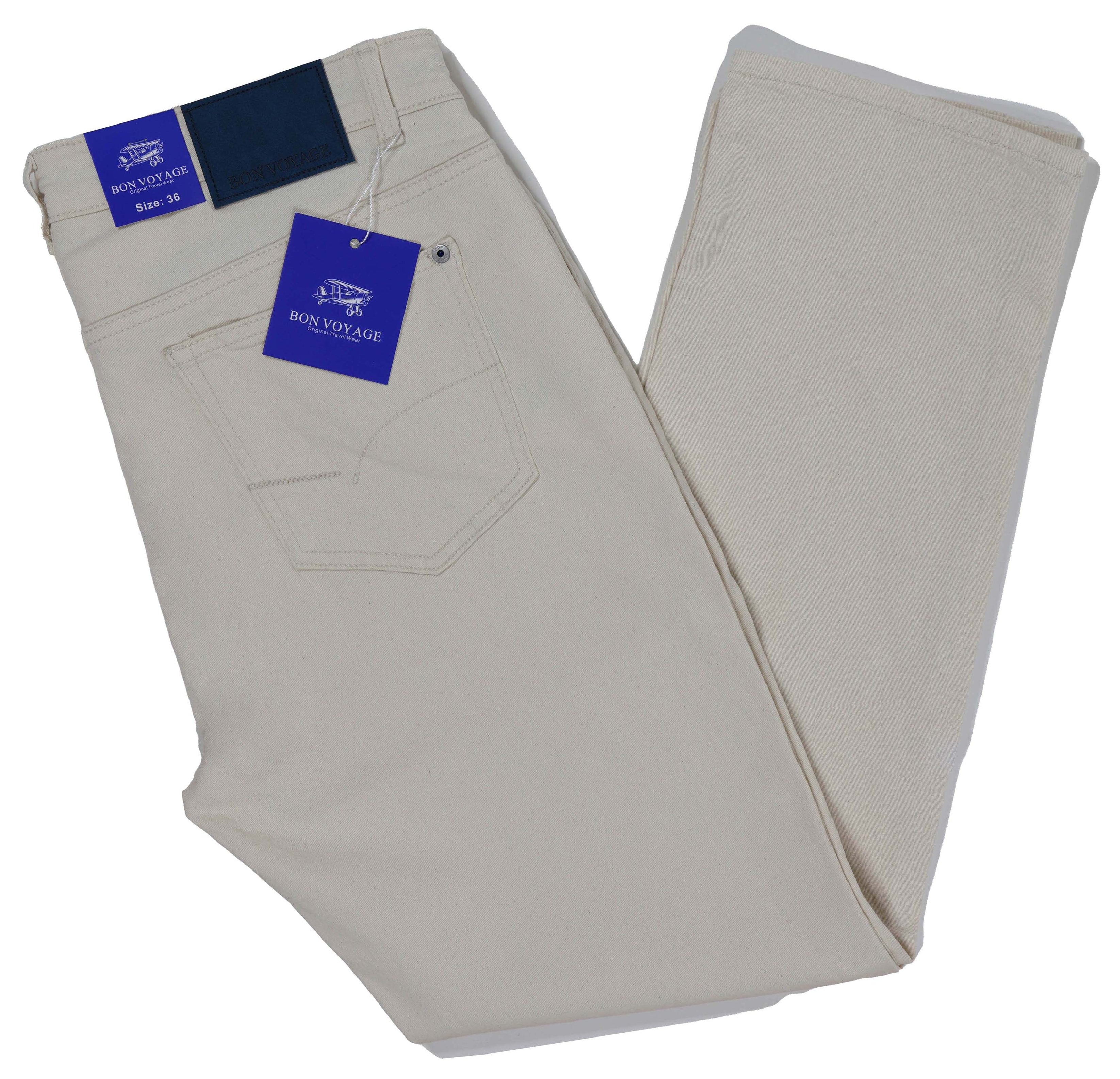 Bon Voyage Cotton Pants - BVP101/Beige