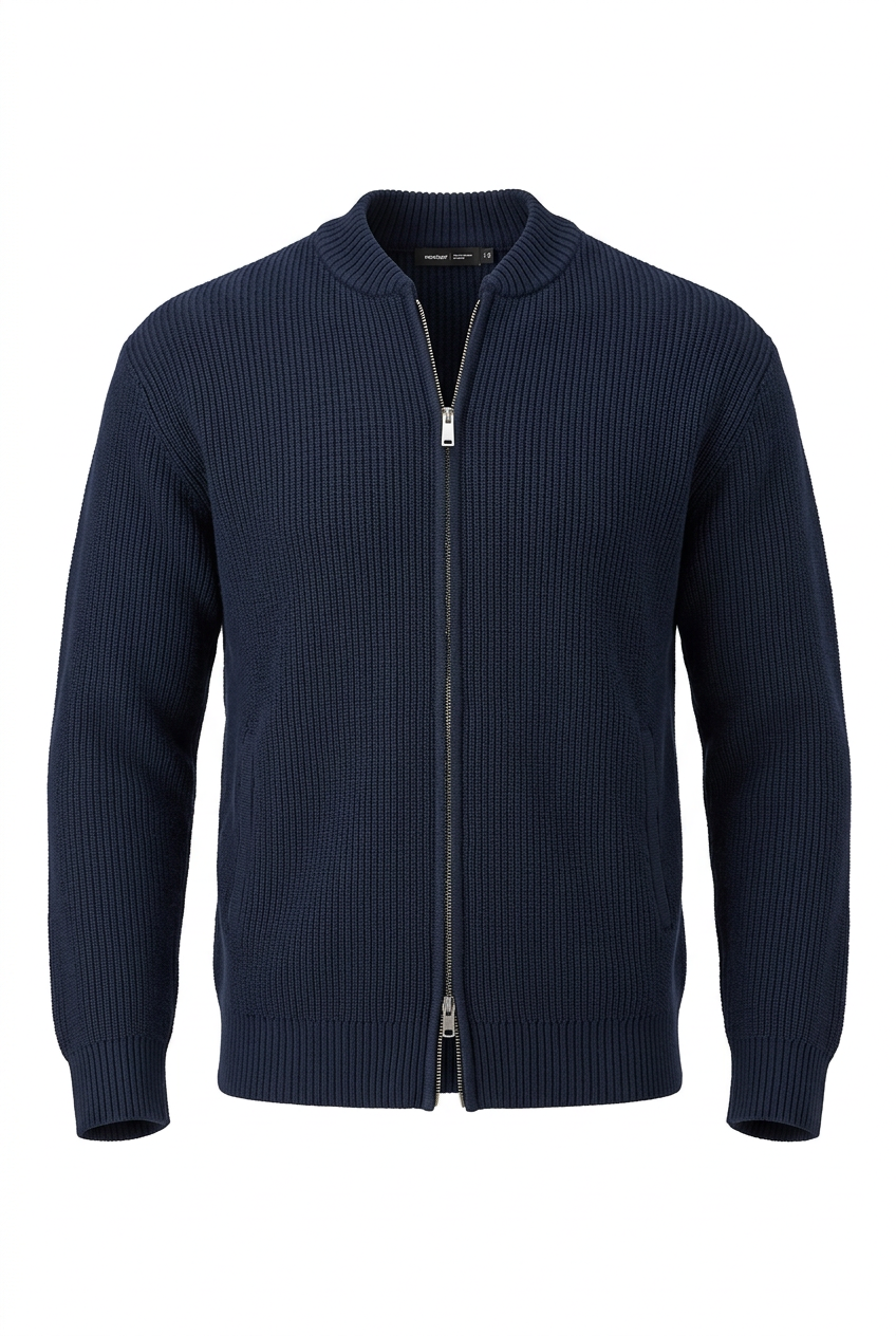 VAMOUS Woollen Cardigan - VW5045/ Blue