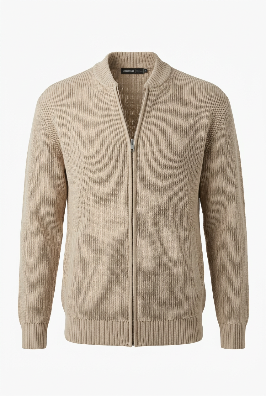 VAMOUS Woollen Cardigan - VW5045/ Green