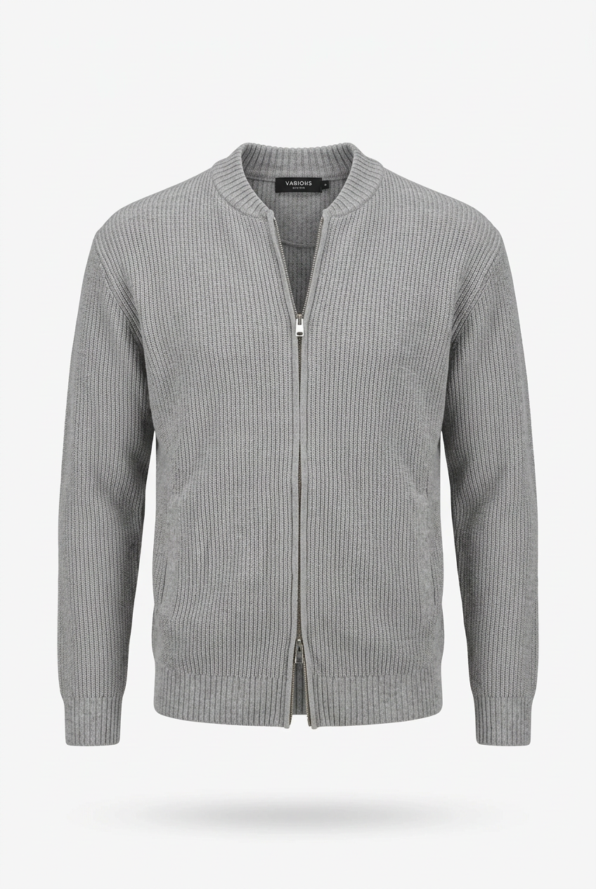 VAMOUS Woollen Cardigan - VW5045/ Grey