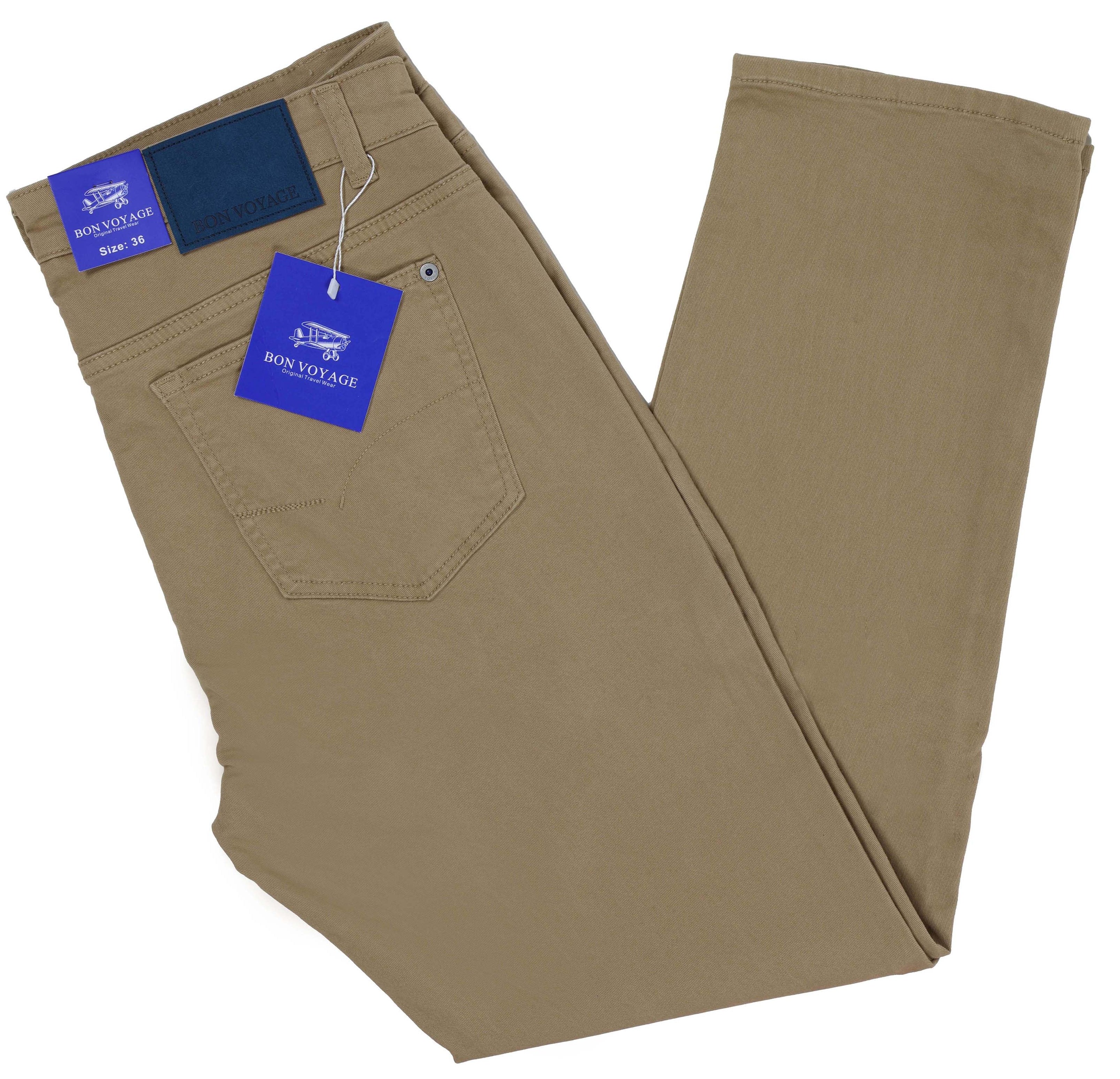Bon Voyage Cotton Pants - BVP101/Tan