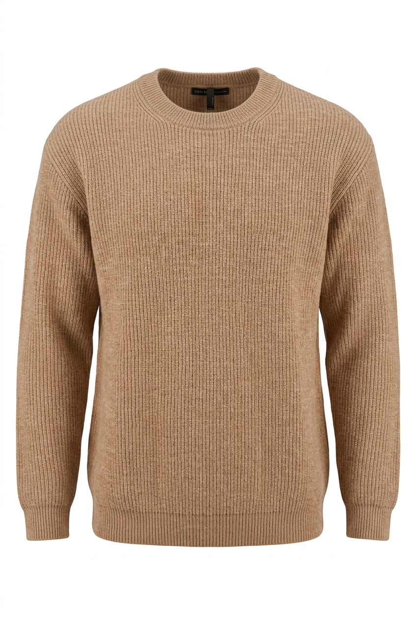 VAMOUS Woollen Sweater - VW5050/ Coffee