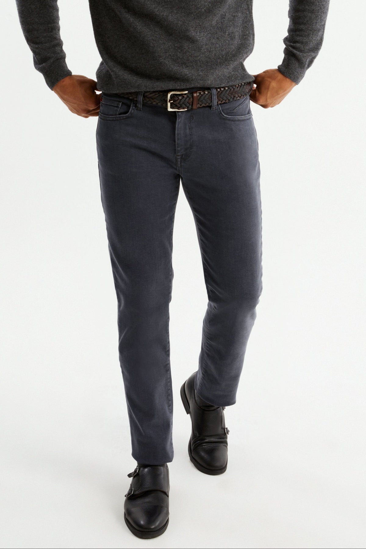 DFR89 Python - Cotton Stretch Jeans / Stone Grey