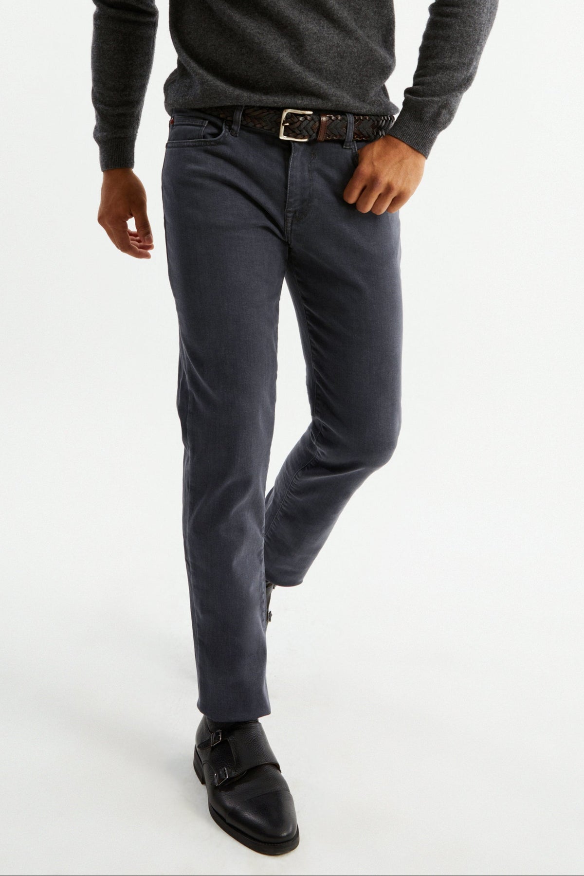 DFR89 Python - Cotton Stretch Jeans / Stone Grey