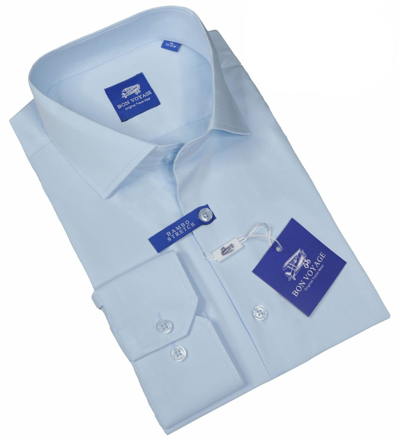 Bon Voyage Dress Shirt - BV0348/ L. blue