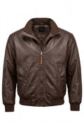 VAMOUS Vegan Leather Jacket - VW5502/ Brown