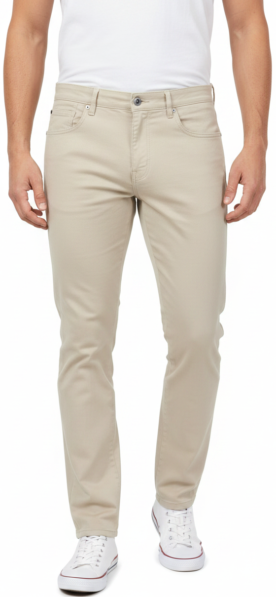 BVP101 Beige Cotton Pants
