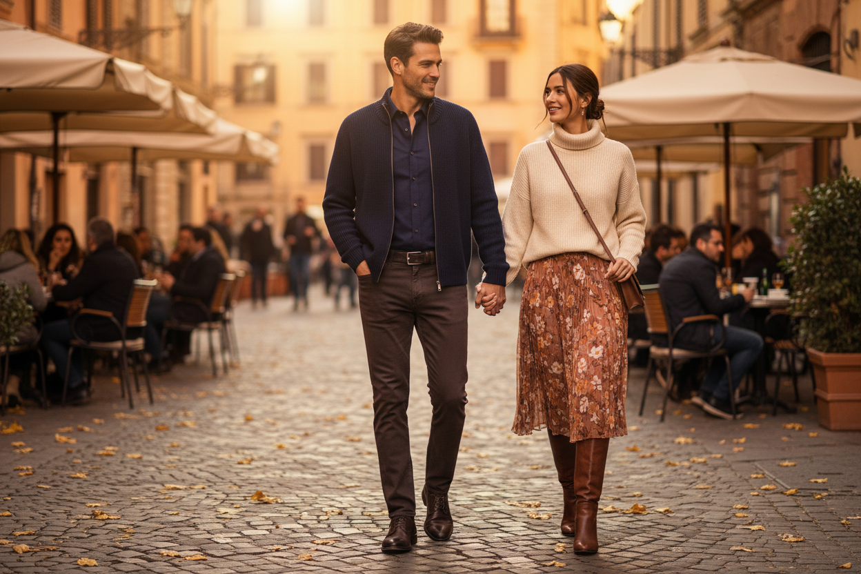 Fall Hero - Full Look with Leather Jacket